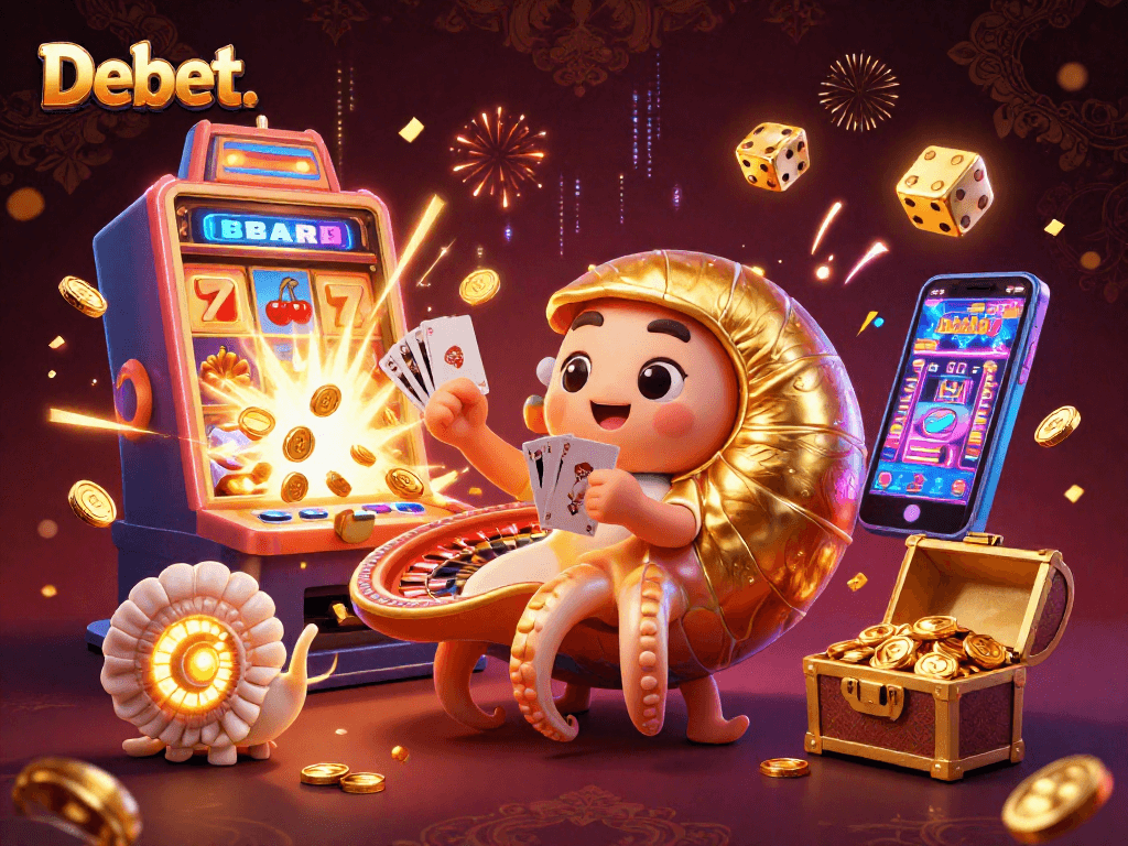 Experience thrilling wins at Debet. with vibrant casino gameplay featuring rich 3D visuals.
