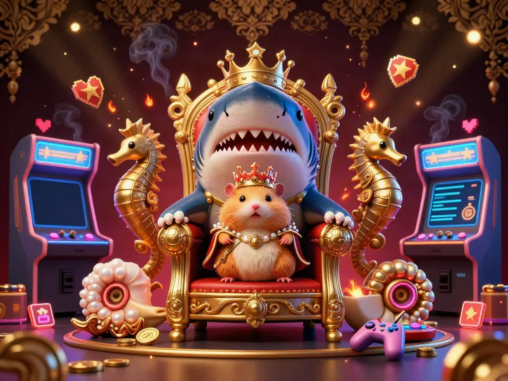 Engage with Qs88's vibrant casino atmosphere featuring a golden hamster king and colorful gaming elements.
