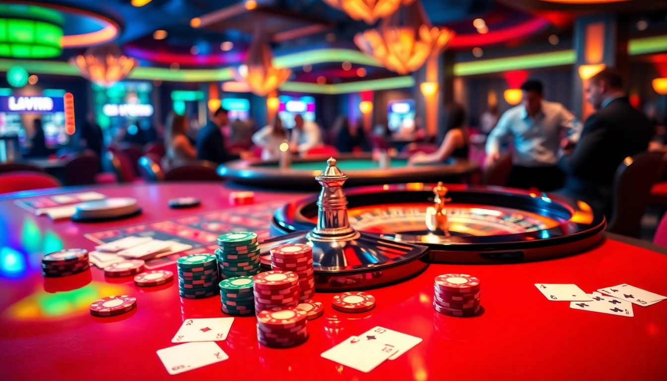 Players experience the thrill of gambling at Sun win's luxurious casino table.