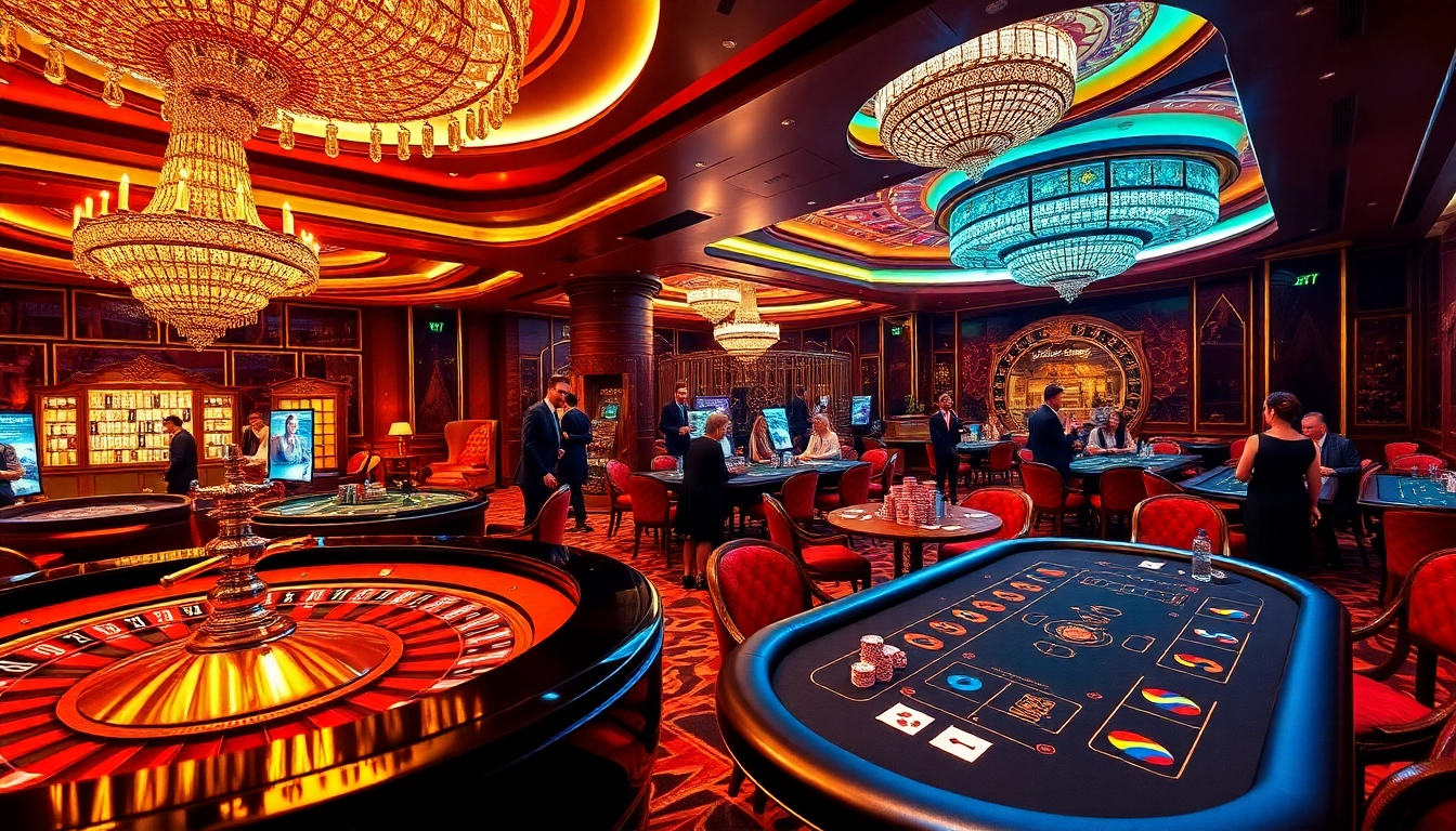 Experience the thrill of winning at luxurious casino tables, inspired by https://hbbet4.art/ showcasing roulette and poker.
