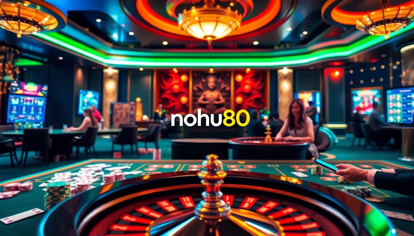 Nohu90 offers an exciting casino experience with vibrant gameplay and attractive online gambling interfaces.