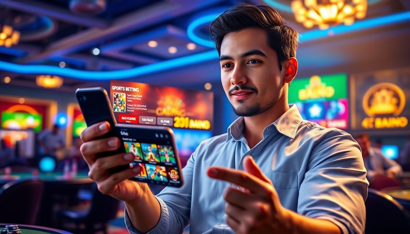 Exciting online betting experience at bk860s.com showcasing mobile gaming and casino action.