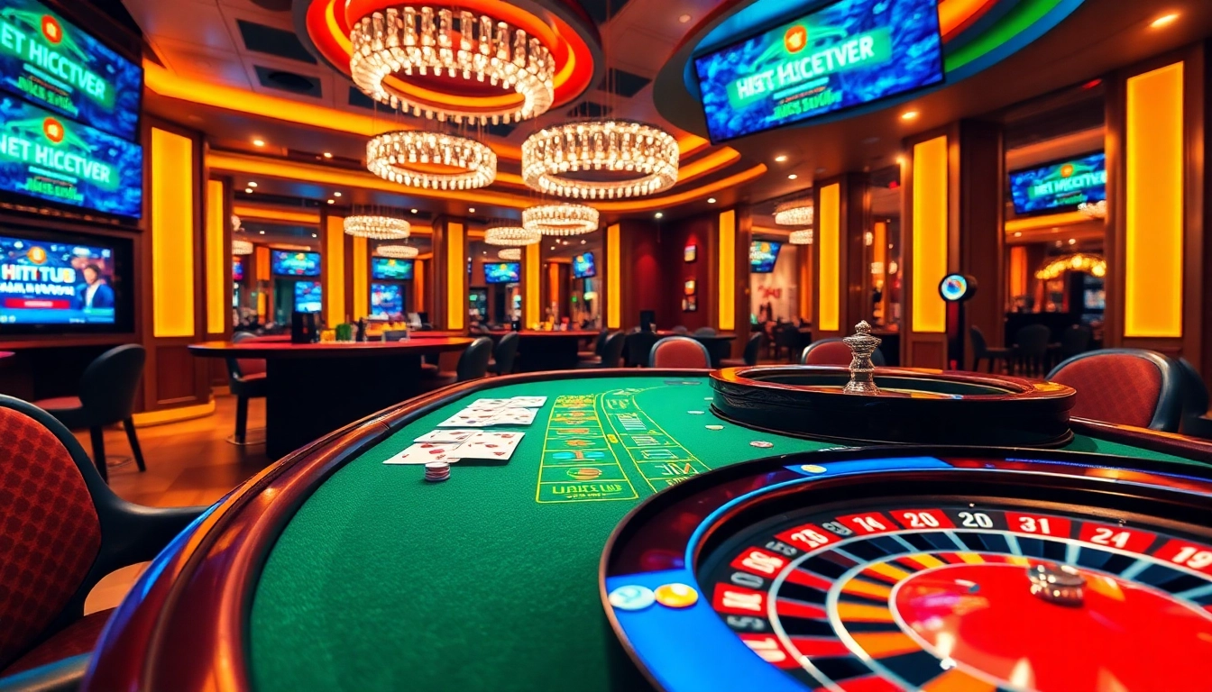 Experience thrilling gameplay with the latest Link Hitclub mới nhất at a luxurious casino table.
