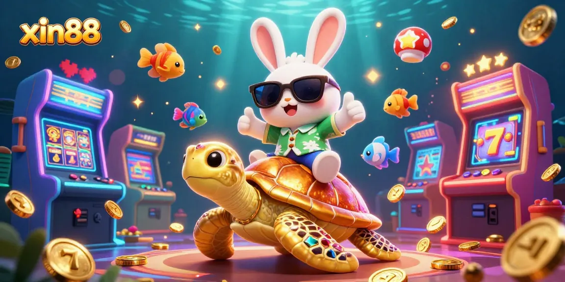 Catch the excitement of xin88 with a vibrant scene showcasing gaming elements and celebration.