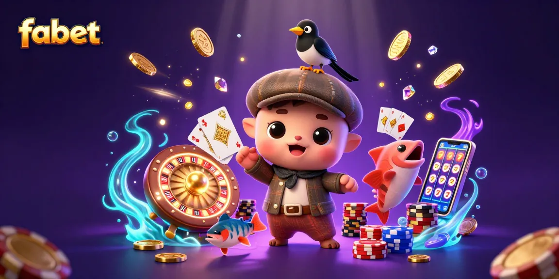 Engage in thrilling gameplay with fabet, featuring charming characters amidst dazzling casino elements.