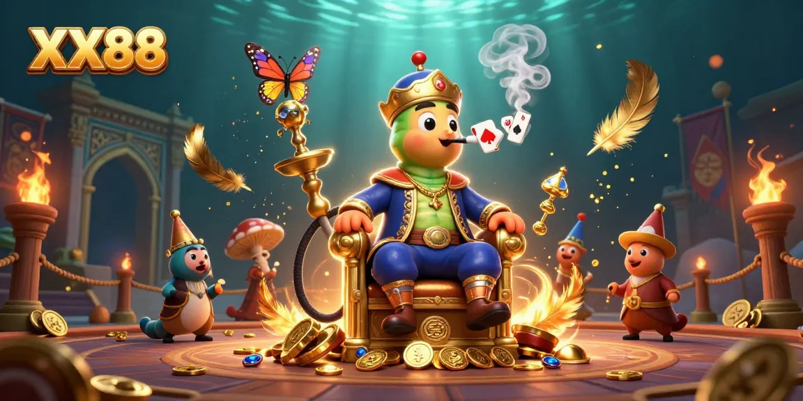 Engage in thrilling gameplay at XX88 with a vibrant 3D casino scene full of action.
