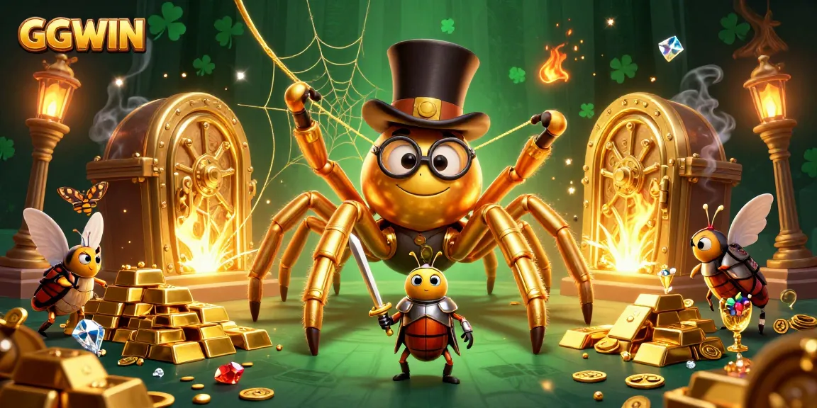 Experience the excitement of GGWIN with this vibrant 3D casino illustration showcasing thrilling game elements.