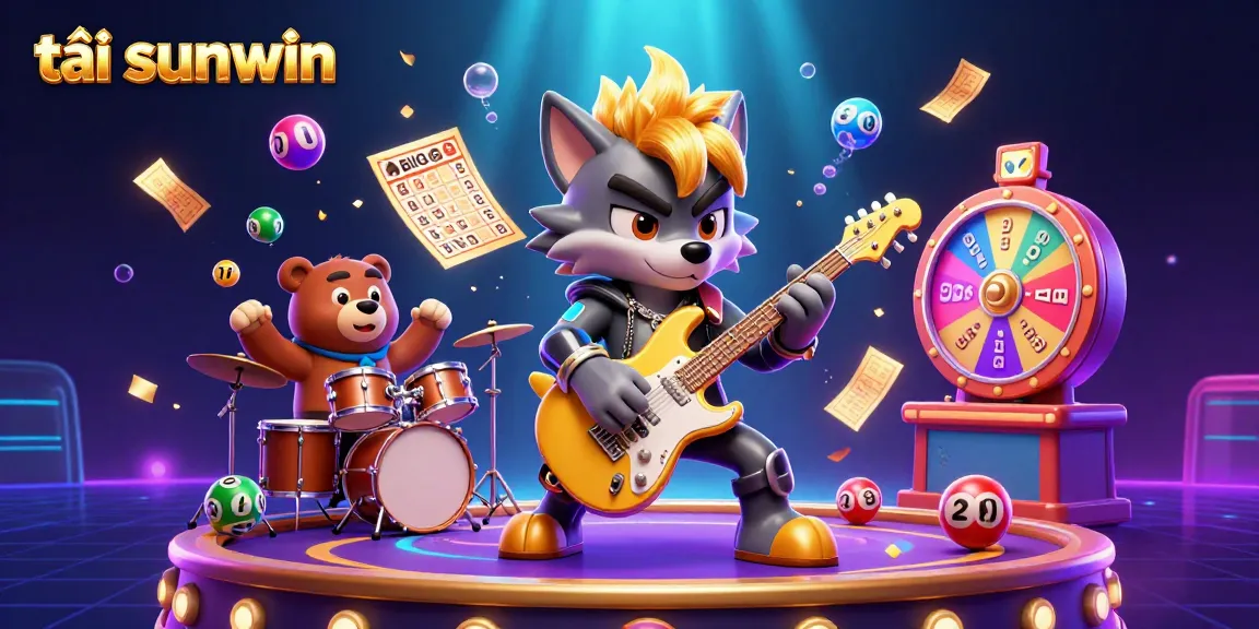 Engage with the colorful dynamic world of tải sunwin featuring a vibrant 3D casino scene.