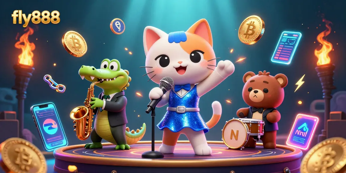 Experience thrilling wins at fly888 with fun casino characters and vibrant gaming elements.